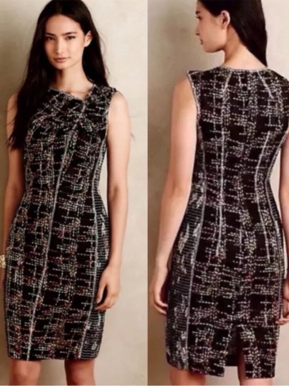Anthropologie BYRON LARS Beauty Mark London Lights Dress Size 6 Like new
